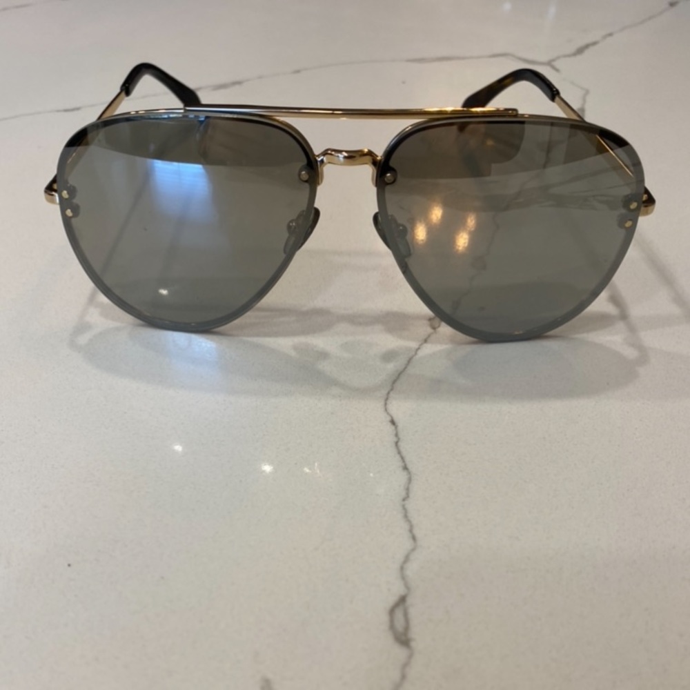 Metal Frame Gold Celine Sunglasses